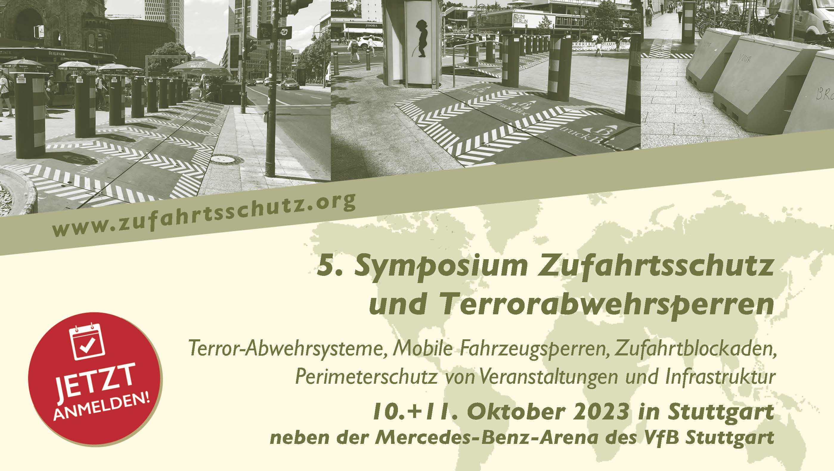 Symposium Zufahrtsschutz + Terrorabwehrsperren